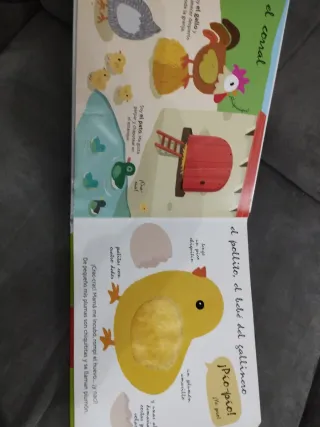 Cuento de texturas la granja al dedillo