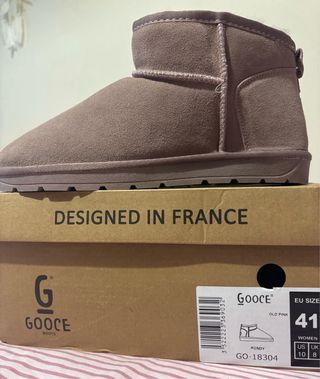 Botines de piel vuelta estilo australiano