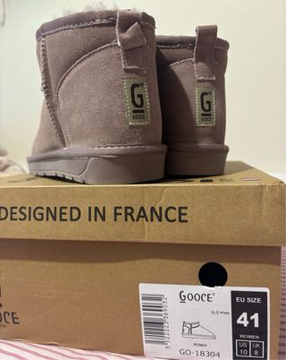 Botines de piel vuelta estilo australiano