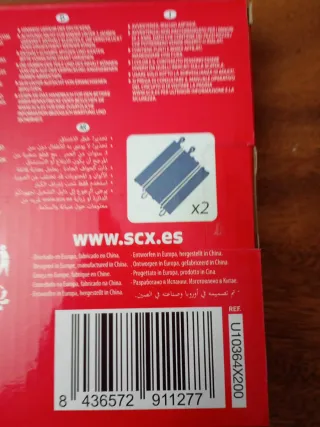 SCX Pista Adaptación pista gris a negra antigua