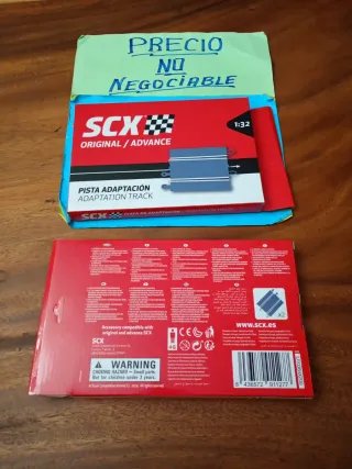 SCX Pista Adaptación pista gris a negra antigua