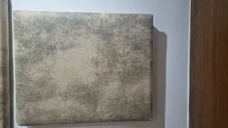 Espejo de entrada con marco de tela Más tapadera