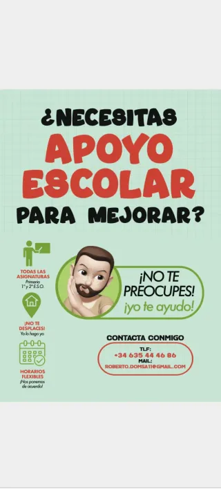 Clases particulares Fuenlabrada para Primaria-ESO