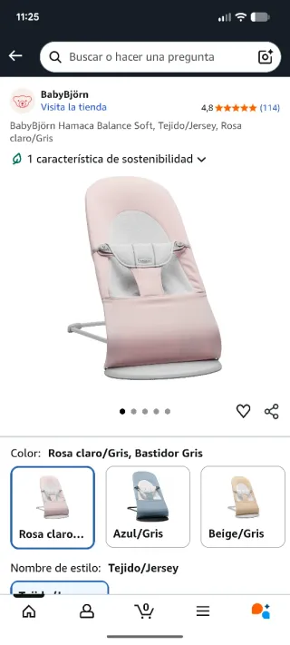 Hamaca Bebé BabyBjörn