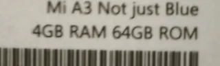 Xiaomi A3 4 GB 64GB