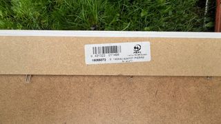 Marco para espejo o cuadro madera blanco con defec