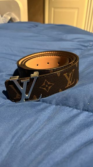 Cintura Marrone Fibbia Argento