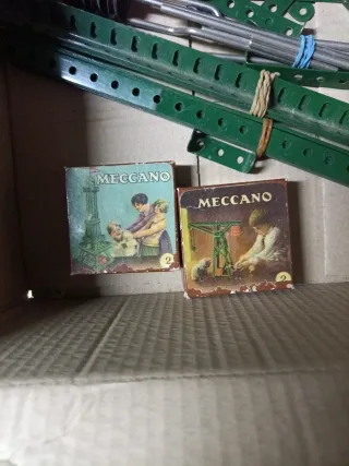 Meccano Lote Piezas + Manual Instrucciones