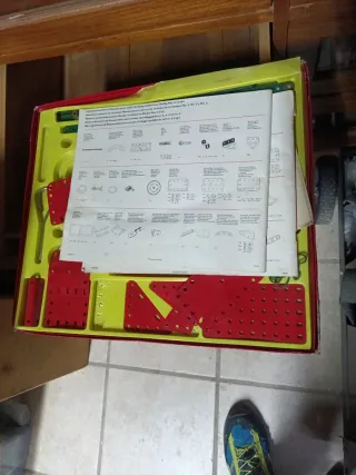 Meccano Lote Piezas + Manual Instrucciones