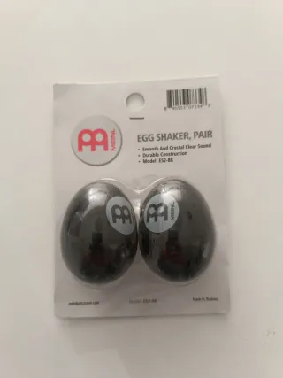 Meinl Egg Shaker ES2-BK (Par) ÚLTIMO PRECIO