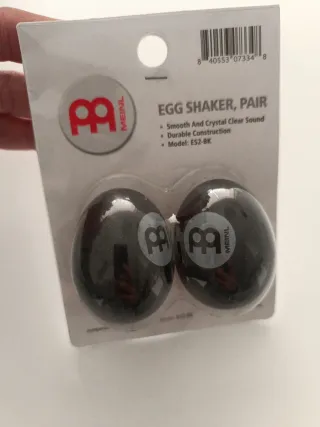 Meinl Egg Shaker ES2-BK (Par) ÚLTIMO PRECIO