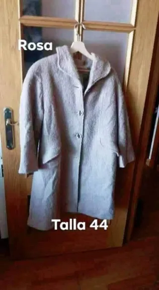 Abrigo mujer color block