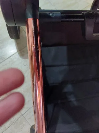 Carro de bebé y silla de paseo negra