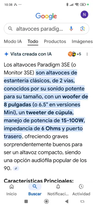 ALTAVOCES CANADIENSES PARADIGM