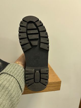 Botines Zara negros con hebillas