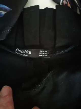 Conjunto Blusa Hombros Descubiertos y Pantalón Neg