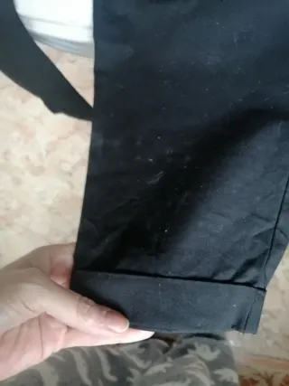 Conjunto Blusa Hombros Descubiertos y Pantalón Neg