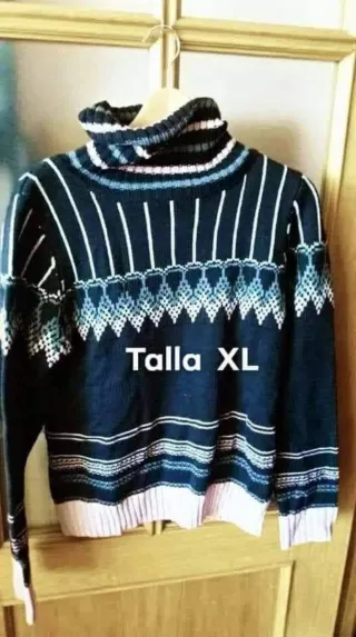 Jersey Lecomte rayas multicolor talla única