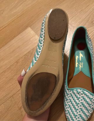 Mauro Volponi Scarpe Tessuto Azzurro/Bianco