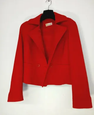 Chaqueta corta roja Easy Wear Talla 40