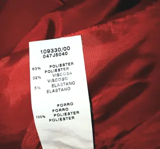 Chaqueta corta roja Easy Wear Talla 40