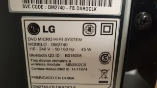 Microcomponente LG DM2740 Negro