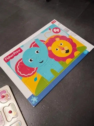 Puzzle de letras y animales para niños