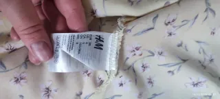 Vestido H&M floral amarillo