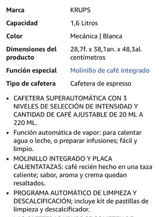 Cafetera Krups Roma 15 Bares