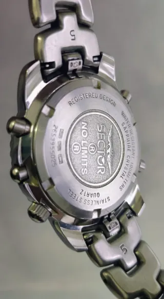Orologio Sector 550 Chrono Alarm Sapphire Crysral