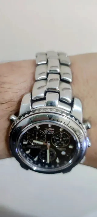 Orologio Sector 550 Chrono Alarm Sapphire Crysral
