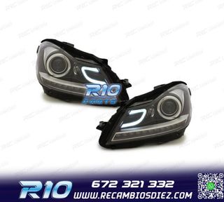 FAROS MERCEDES W204 11-14 LUZ DIURNA LED TUBE LIGHT + LED FO