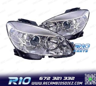 FAROS PARA MERCEDES W204 C CLASS 07-10