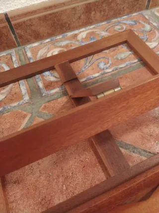 Atril para libros de madera vintage antiguo