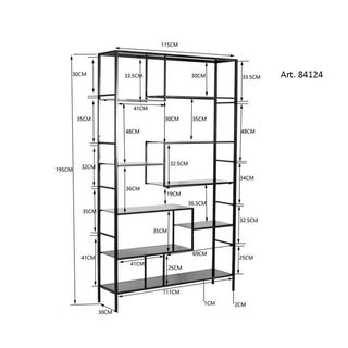Estantería Loft Gold Kare Design