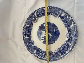 Plato La Cartuja de Sevilla Azul y Blanco