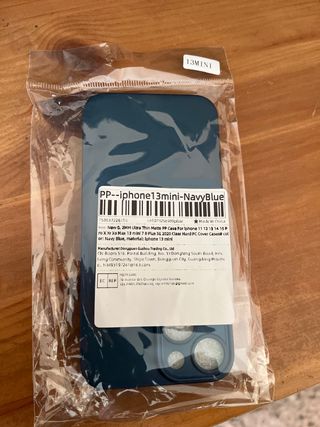 Custodia iPhone 13 mini Blu Marina