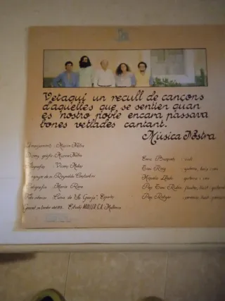 Vinilo Música Nostra