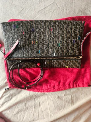 Bolso INRO Clutch CH Marrón Multicolor