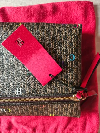 Bolso INRO Clutch CH Marrón Multicolor