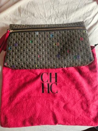 Bolso INRO Clutch CH Marrón Multicolor