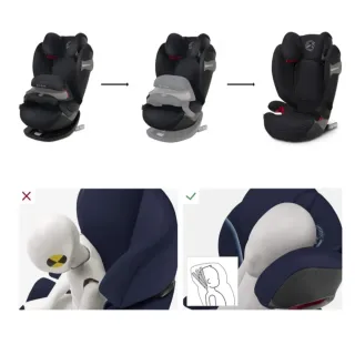 Silla Cybex Pallas S-FIX Roja