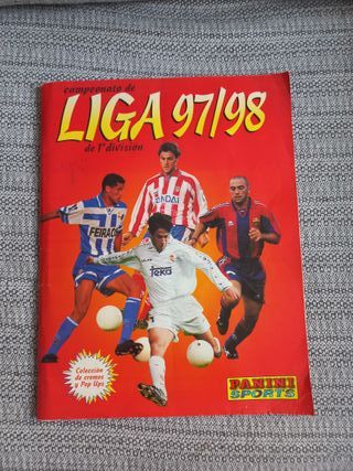Álbum cromos Liga 97/98 Panini