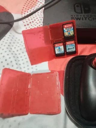 Nintendo Switch Blu/Rosso + Accessori
