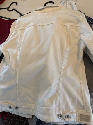 Cazadora vaquera blanca Garcia Jeans Talla L