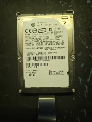 Disco Duro Hitachi 2.5 80GB SATA