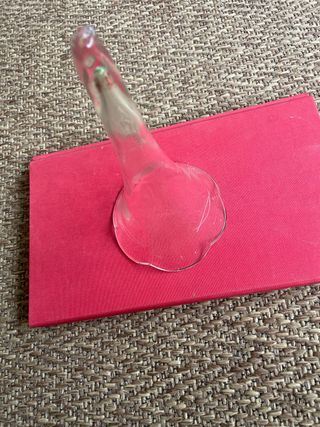 Campana/fanal de cristal soplado antigua