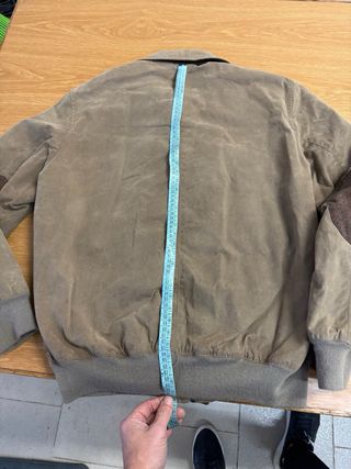 Bomber jacket uomo beige marrone
