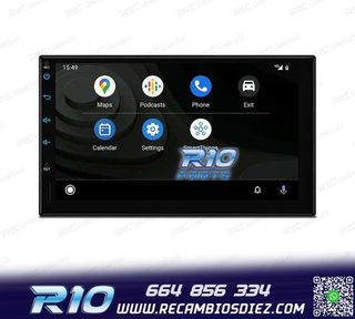 RADIO GPS ANDROID 12 HD TACTIL BLUETOOTH USB SD