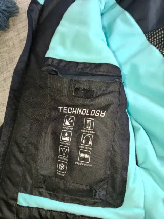 Abrigo de esquí para niña